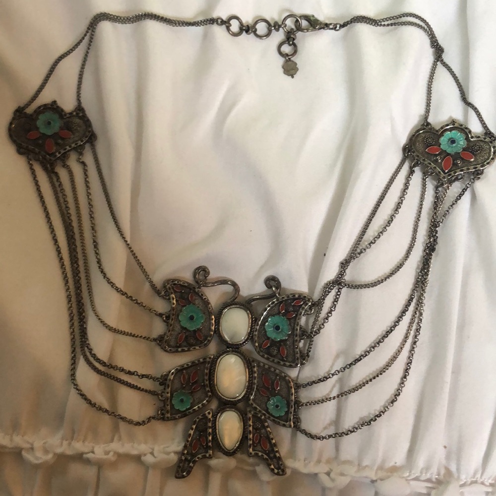 Lucky brand Butterfly necklace
